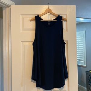 Alfani, XL. Navy figure flattering navy top